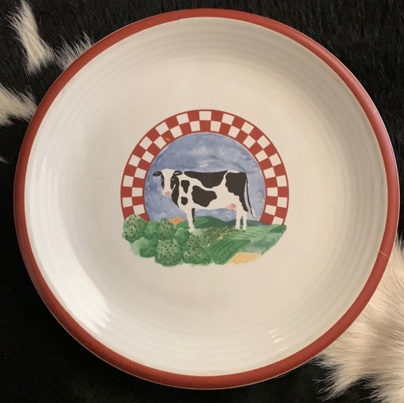 CENTURY STONEWARE Fannie's Farm Salad/Dessert Plate | 11" set of two - Picture 2 of 7